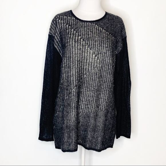 HELMUT LANG Inverse opacity jumper sweater mohair - Picture 4 of 10